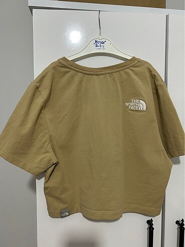 l Beden Açık kahve crop tshirt