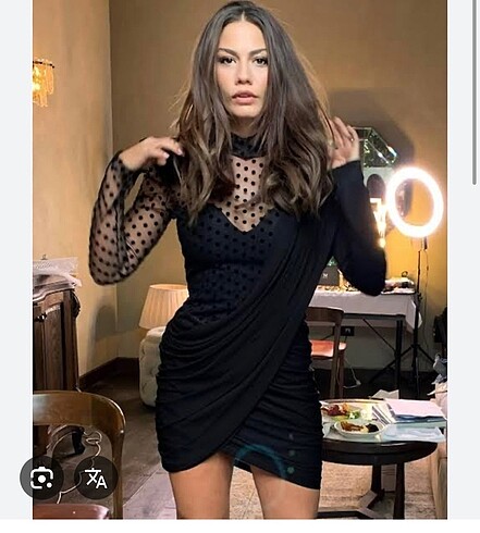 Siyah Tül Elbise