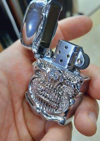 Altın Renkli Metal Tıraş Makinesi Çakmak - Görsel 3