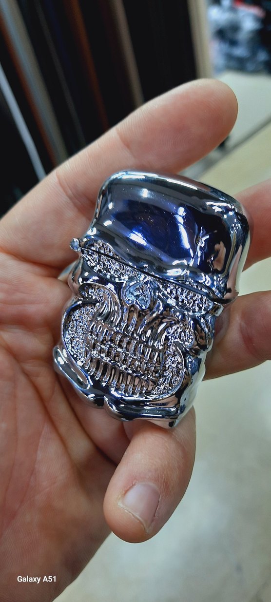 Altın Renkli Metal Tıraş Makinesi Çakmak - Görsel 2