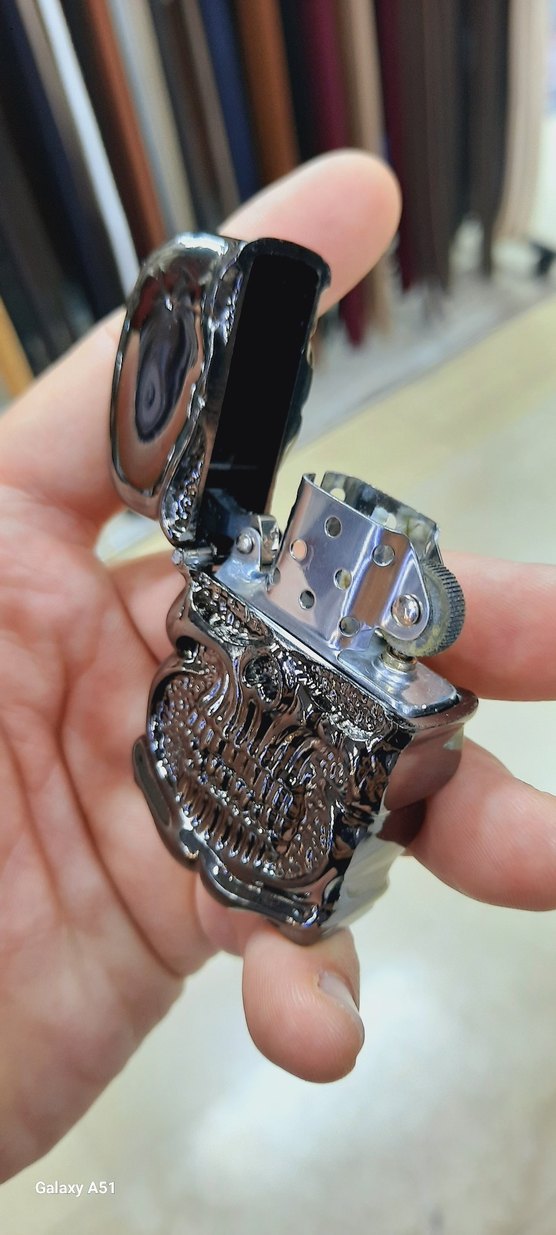 Gri Gotik Biker Erkek Kafatası Yüzük - Görsel 3