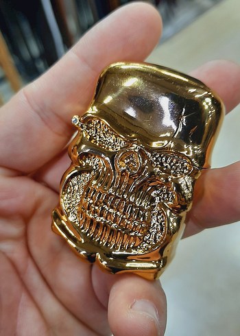 ZİPPO ÇAKMAK KURU KAFA ŞEKLİNDE SIFIR AMBALAJINDA - Görsel 2