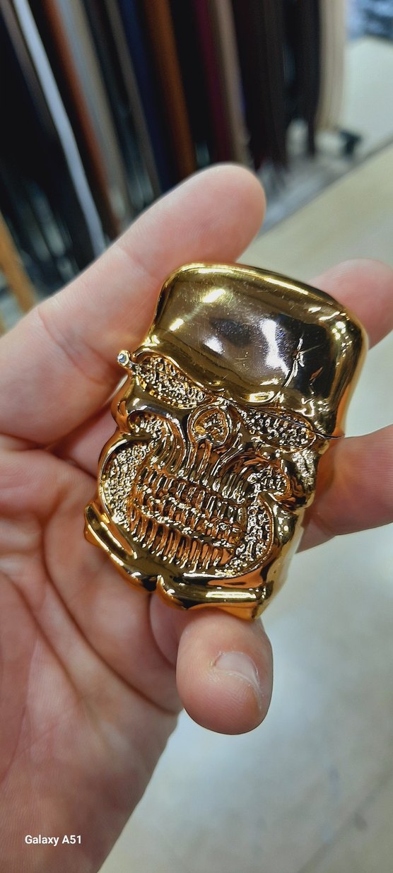 ZİPPO ÇAKMAK  KURU KAFA  ŞEKLİNDE SIFIR AMBALAJINDA - Görsel 2