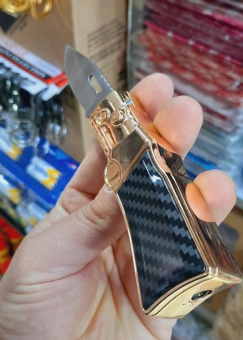 Karbon Desenli Katlanabilir Cep Bıçağı - Görsel 3