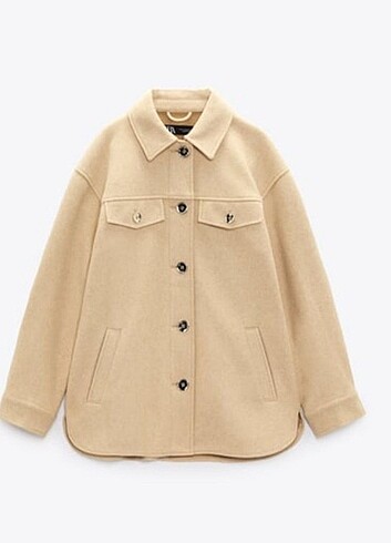 Zara kase ceket mont - Görsel 2