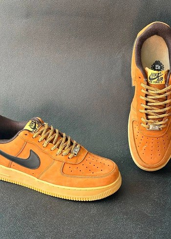 Nike Air Force 1 Amber Suet Sneaker