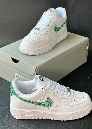 Nike Air Force 1 Beyaz Yesil Siklik