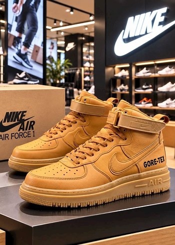 Nike Air Force 1 Gore Tex Sehir Stiline Guc Katan Yuksek Bilekli