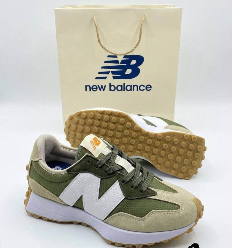 New Balance Haki & Bej Retro Sneaker — görsel 2/4