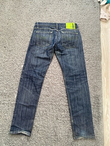 xs Beden lacivert Renk Düşük bel vintage kot pantolon