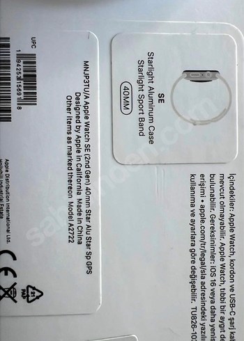 Apple watch se 2. Nesil 40mm - Görsel 7