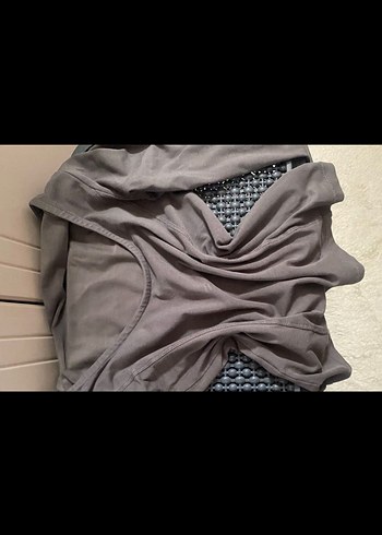 gri kadın bluz - Görsel 2