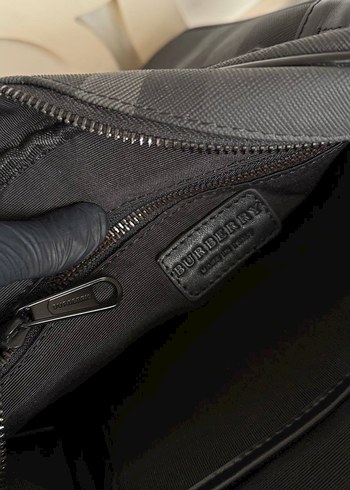 Burberry Erkek Gri Kareli Omuz Çantası - Görsel 6