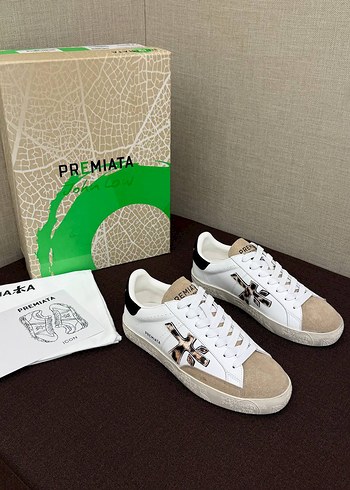 Diğer Premiata Beyaz Bej Sneaker