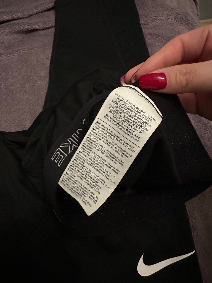 Nike Siyah Elastik Spor Tayt - Görsel 4