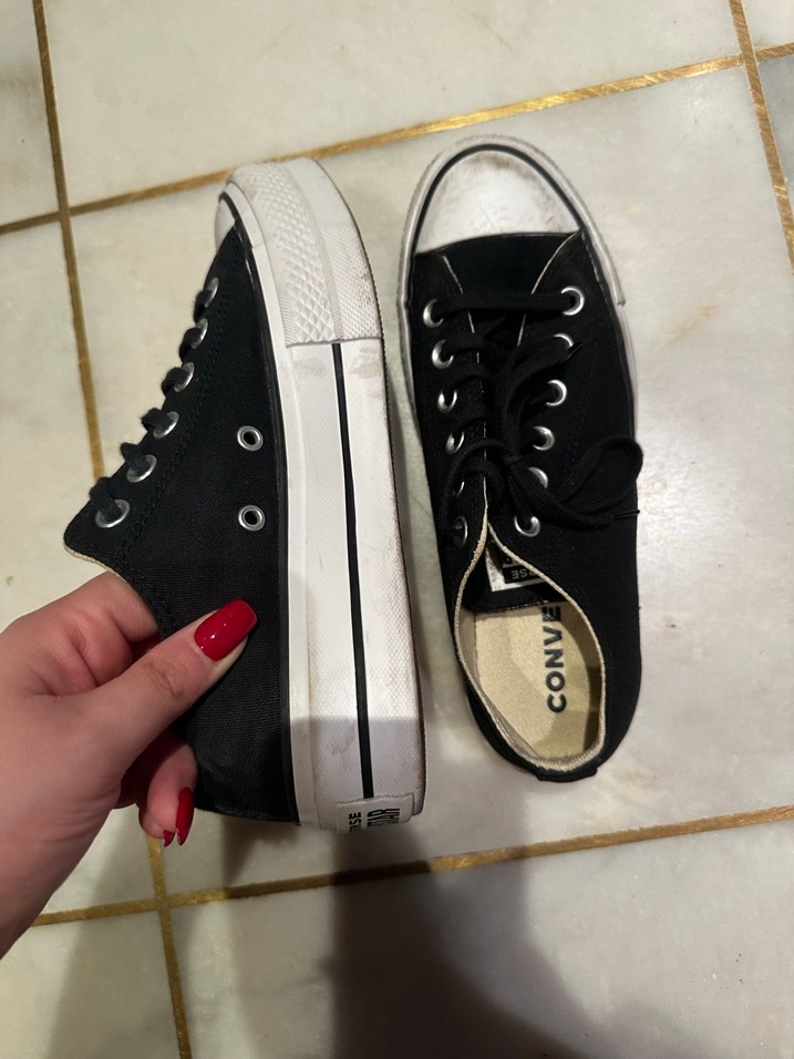 Siyah converse - Görsel 3