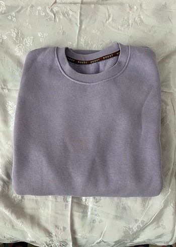 m Beden Mor Basic Kadın Sweatshirt