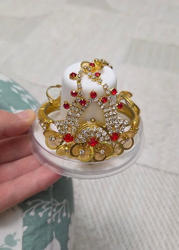 Altın Renkli Zincir Detaylı Kadın El Zinciri - Görsel 2