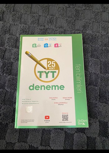 25 Adet TYT Fen Bilimleri Deneme Kitabı