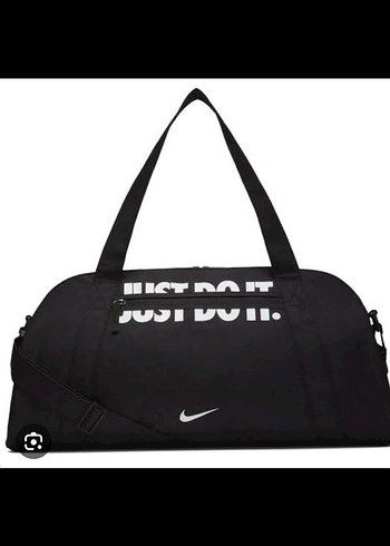 Nike Siyah Baskılı Spor Çantası