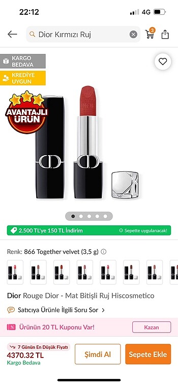  Beden Ruj lipstick