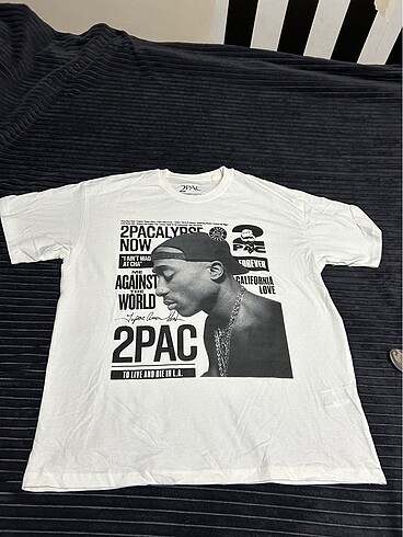 Pull Bear Tupac tişört L