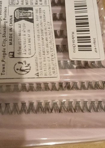 Bej Gri Takma Kirpik Seti - Görsel 3