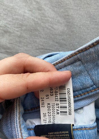 Kadın Mavi Denim Kemerli Sokak Stili Jean - Görsel 5