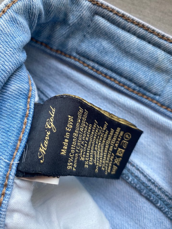 Kadın Mavi Denim Kemerli Sokak Stili Jean - Görsel 4