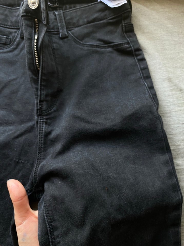 Siyah Dar Kesim Midi Boy Kadın Kot Pantolon - Görsel 2