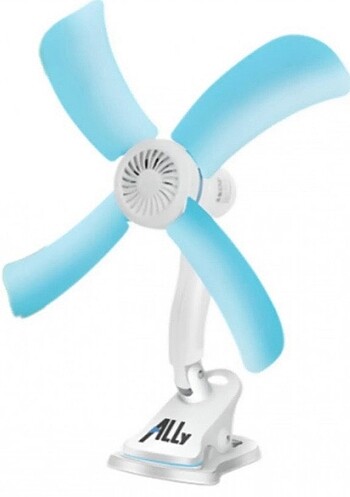 Klipsli masa üstü mini vantilatör fan - Görsel 5