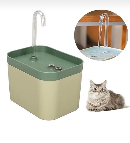 1,5L kedi köpek su pınarı su çeşmesi