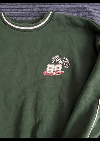 Yeşil Sweatshirt - Görsel 2