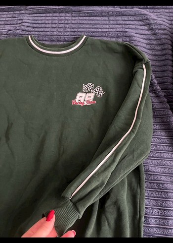 Yeşil Sweatshirt - Görsel 3