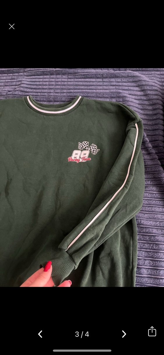 Yeşil Sweatshirt - Görsel 3