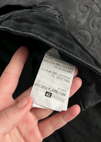 SiyahNakışlı ve Payetli Kadın Kot Pantolon - Görsel 7