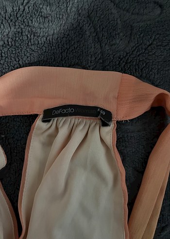 Drapeli, Yüksek Yakalı, Uzun renkliElbise - Görsel 2