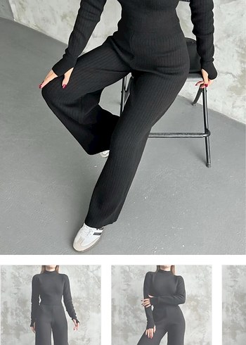 Zara Siyah kışlık takım
