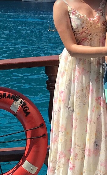 Trendyol & Milla çiçekli uzun elbise