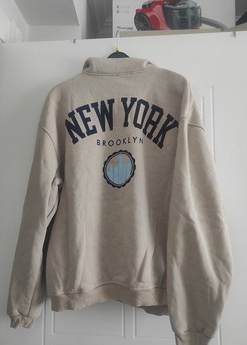 Trendyol & Milla Bej Kadın Fermuarlı Sweatshirt
