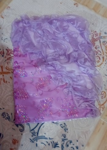 Mor Çiçek Desenli Yatak Örtüsü yastiklarida vardir - Görsel 6