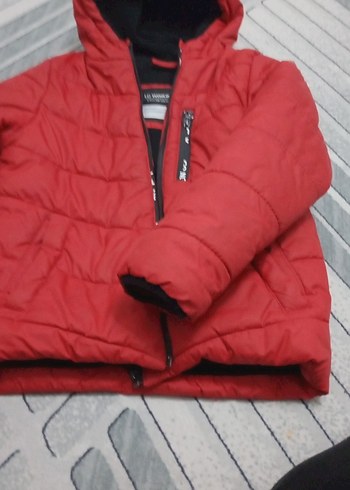 Kırmızı Erkek Çocuk Fermuarlı Mont - Görsel 3