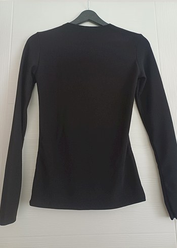 Siyah Uzun Kollu Bluz - Görsel 6