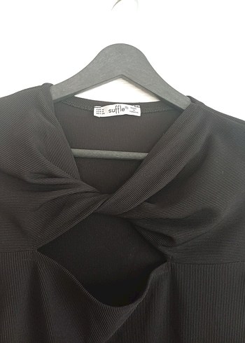 Siyah Uzun Kollu Bluz - Görsel 3