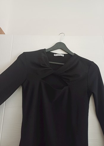 Siyah Uzun Kollu Bluz - Görsel 5