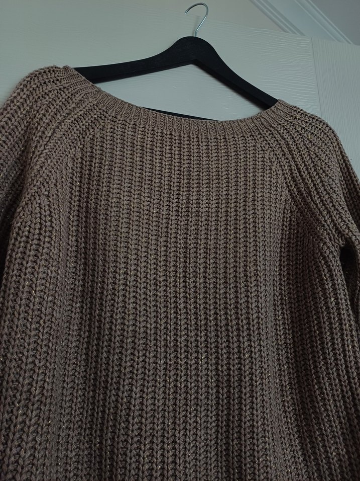 Rahat Kesim Kadın Triko Kazak - Görsel 2