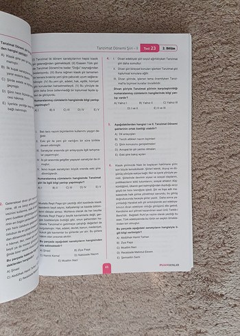 Beden AYT EDEBİYAT SORU BANKASI YKS