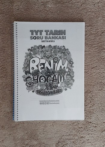 TYT TARİH BENİM HOCAM YAYINLARI SORU BANKASI YKS