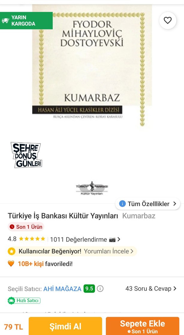 Kumarbaz - Fyodor Mihayloviç Dostoyevski - Görsel 3