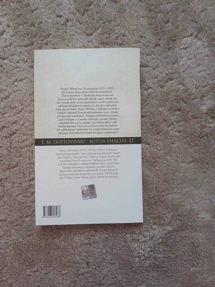 Kumarbaz - Fyodor Mihayloviç Dostoyevski - Görsel 2